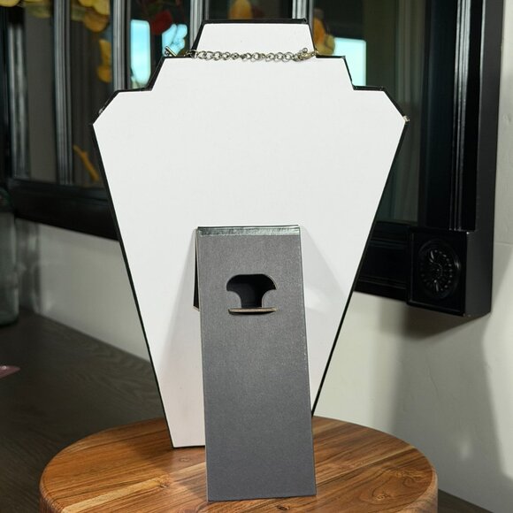 Statement Multi-Strand Beaded Necklace with Turquoise & Rhinestone Pendant - Picture 4 of 6